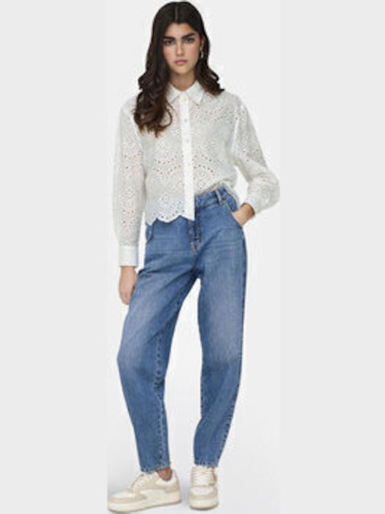 Long Sleeve Women's White Shirt