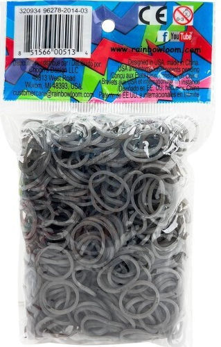 Rainbow Loom Λαστιχάκια Γκρι Λαστιχάκια