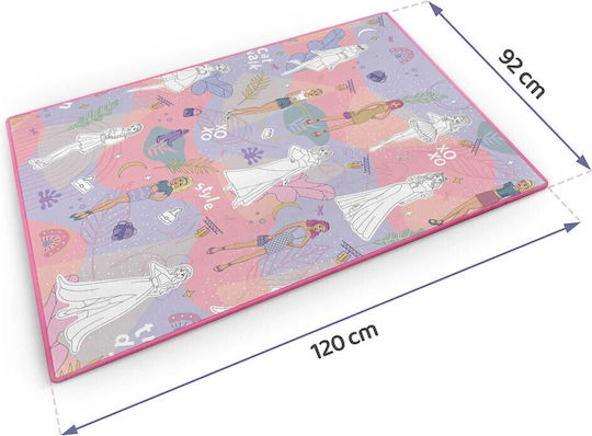 Ricokids Kinder Teppich Rosa 120x90cm