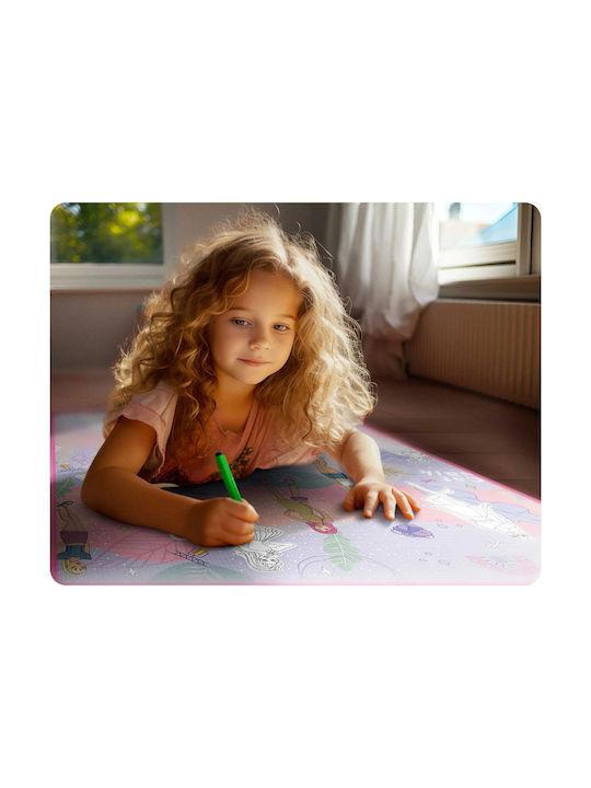 Ricokids Kinder Teppich Rosa 120x90cm