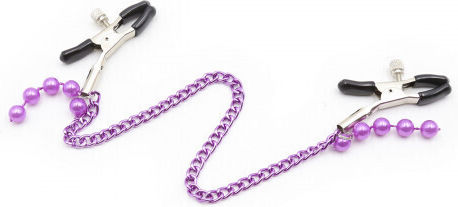 Naughty Toys Nippelklemmen in Lila Farbe