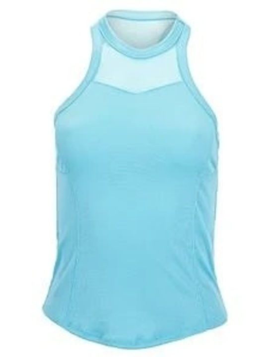 Lucky In Love CT808-413 Damen Tennisbekleidung Bluse Blau