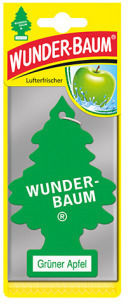 Wunder Baum Car Air Freshener Tab Pendand Green Apple / Apple / Pine / Lemon