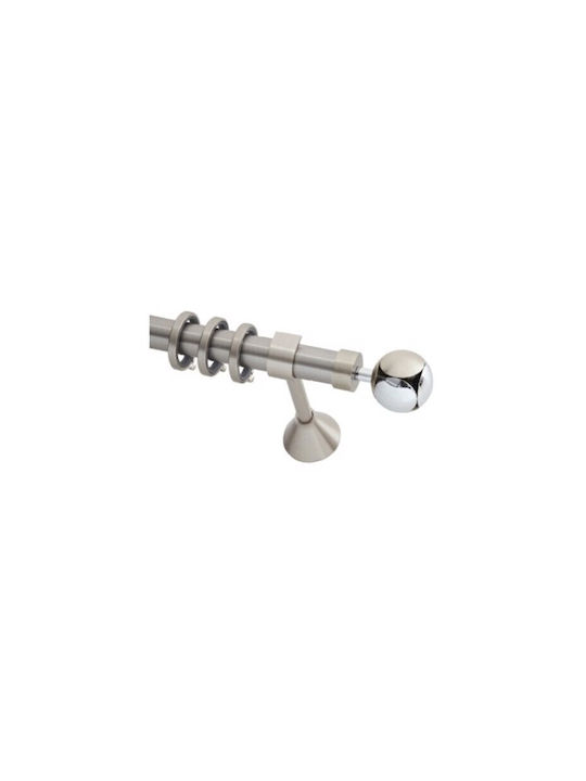 Curtain Wood Oriental Φ25 Inox By Guy Laroche Dimensions (160cm), Properties (with handle (double))