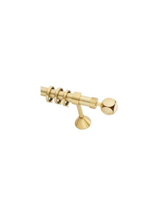 Vorhangstange Oriental F30 Gold von Guy Laroche Abmessungen (160cm), Eigenschaften (mit Griff (doppelt))