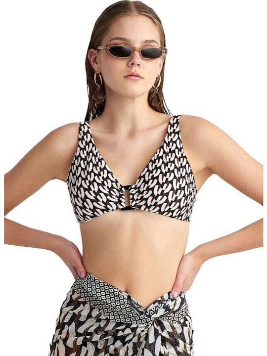 Shells Bikini Dreieck D Cup Schwarz
