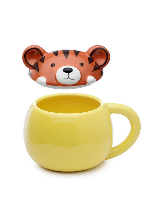 Puckator Tasse Keramik Gelb 450ml 1Stück 5055071769382