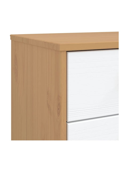 Συρταριέρα Креватокамарас с 6 чекмеджета White and Brown 68x42x73.5бр