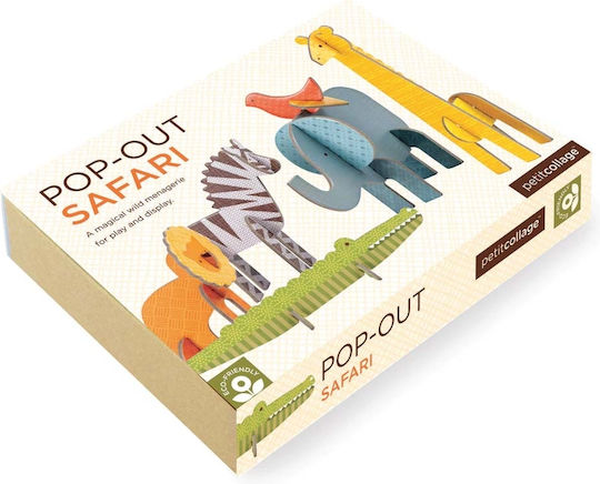Petit Collage Children's Craft Petit Collage Pop Out Safari for Children 3+ years Years