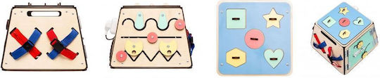 Eli Neli Activity Cube made of Wood for 12++ Months