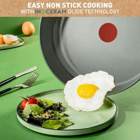 Tefal Renew On Töpfe & Pfannen Sets aus Aluminium Grau mit Antihaftbeschichtung 3-teilig