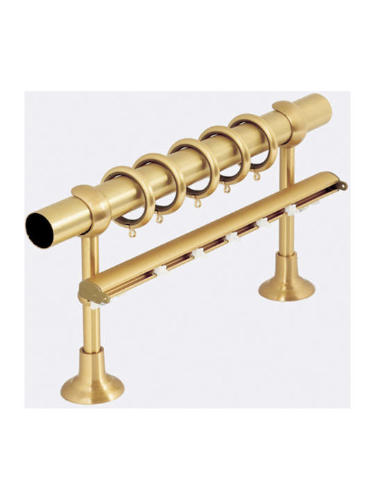 Anartisi Metallic Curtain Pole Bara 3 Double with Rod Φ25mm 160cm Gold