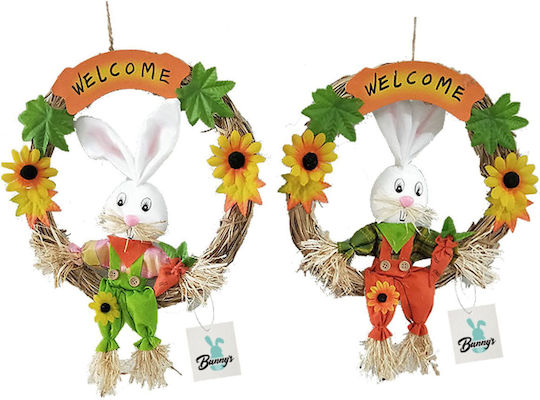 Bunny's Oster Kranz Stroh Set 2Stück (Μiverse Designs)
