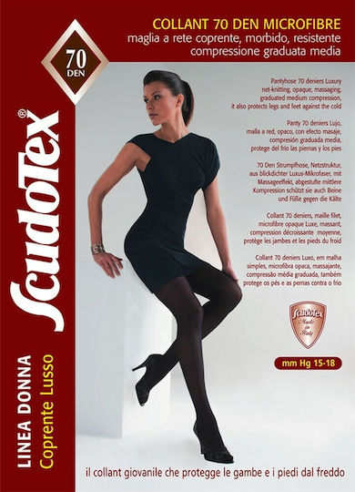 Scudotex Strumpfhosen Graduierte Kompression 70 Den 15-18 mmHg Castoro