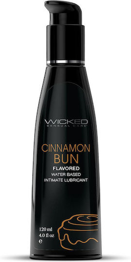 Wicked Aqua Flavored Lubricant Cinnamon Bun 120ml