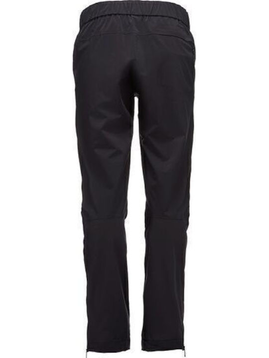 Black Diamond Stretch Women's Hiking Long Trousers Black