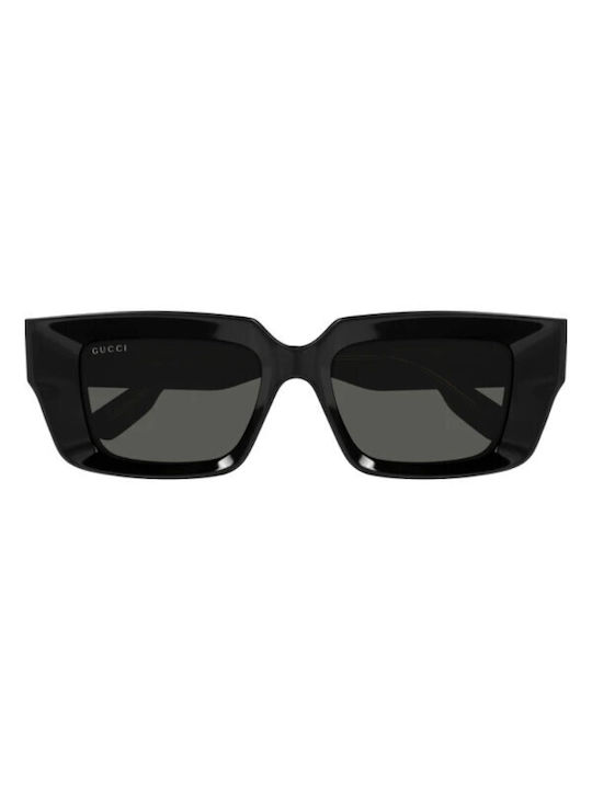 Gucci Femei Ochelari de soare cu Negru Din plastic Rame și Negru Lentilă GG1529S 001