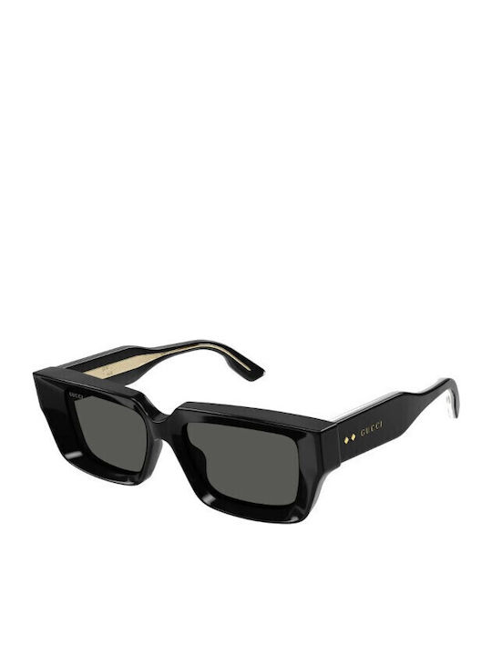 Gucci Gucci Women's Sunglasses with Black Horn-Rimmed Frame and Grey Lenses GG1529S 001