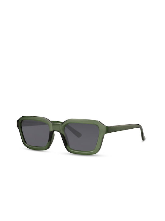 Solo-Solis Sonnenbrillen mit Grün Rahmen und Gray Linse NDL6547