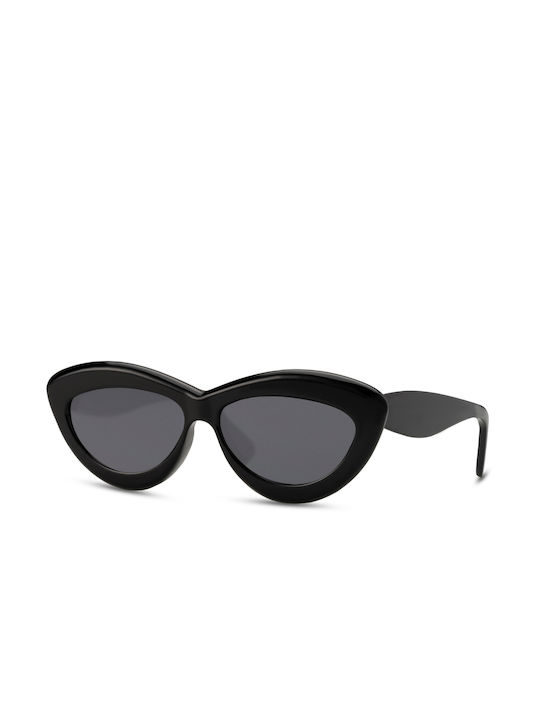 Solo-Solis Sonnenbrillen mit Schwarz Rahmen und Schwarz Linse NDL6697
