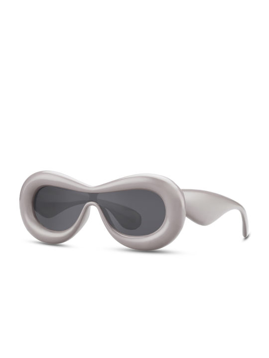 Solo-Solis Sonnenbrillen mit Gray Rahmen und Schwarz Linse NDL6793