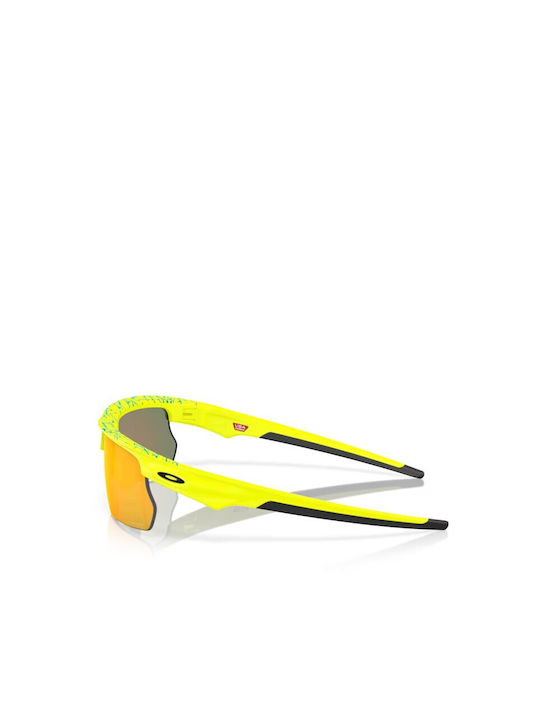 Oakley Prizm Ανδρικά Γυαλιά Ηλίου με Κίτρινο Κοκκάλινο Σκελετό και Κόκκινο Φακό OO9400-13