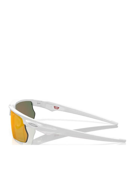 Oakley Sunglasses Λευκά with Acetate Frame & Red Lens