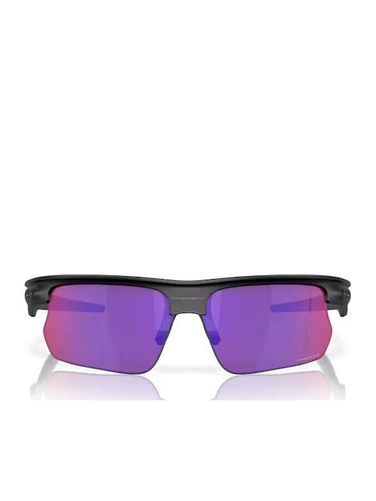 Oakley Men's Sunglasses with Black Plastic Frame and Purple Mirror Lens OO9400-08