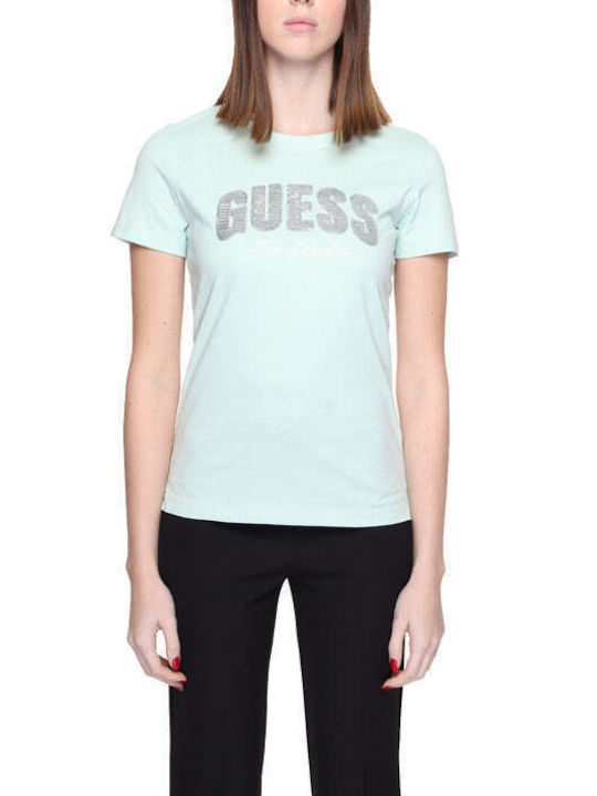 Guess Damen T-Shirt Weiß