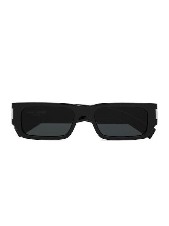 Ysl Sunglasses with Black Plastic Frame and Black Lens SL 660 001