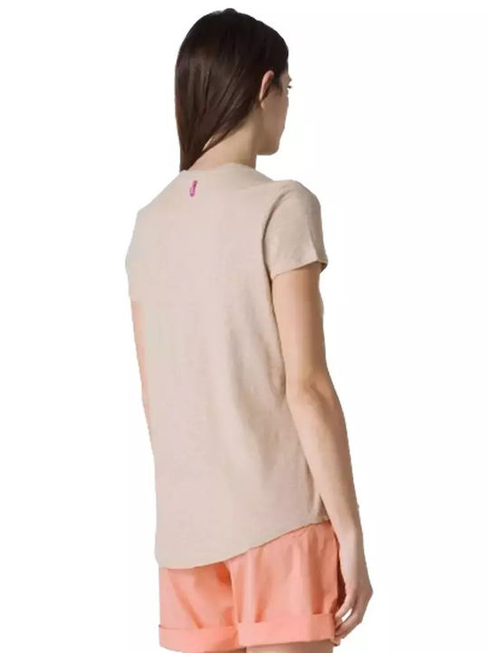 Deha Damen T-shirt Sand Beige