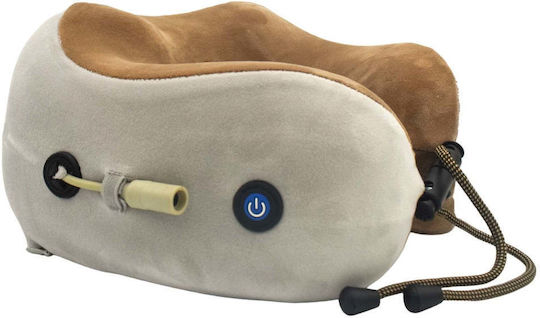 Pernă de masaj pentru gât pernă electrică de spumă de memorie de încărcare Usb Brown