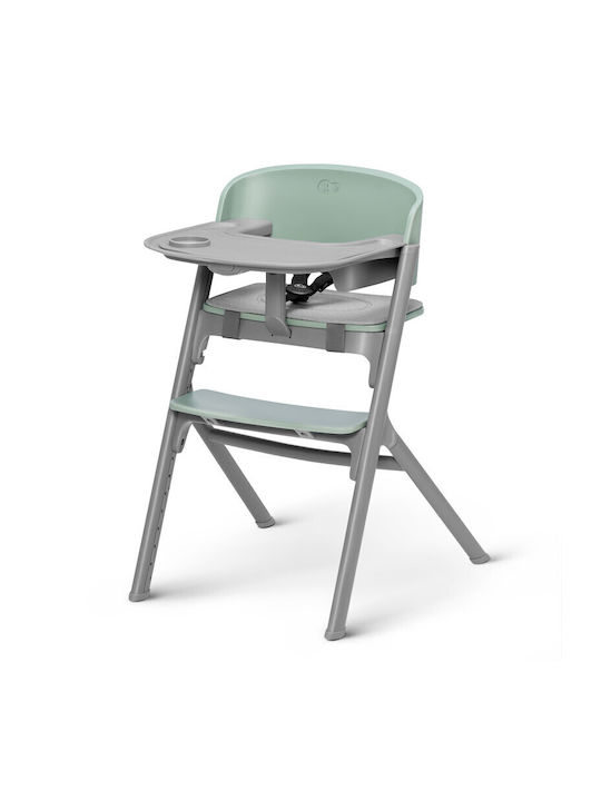 Kinderkraft Livy & Lounger Calmee Highchair with Metal Frame & Fabric Seat Olive Green