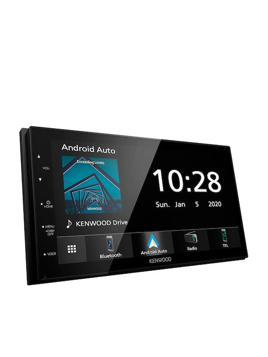 Kenwood Ηχοσύστημα Αυτοκινήτου (Bluetooth/USB/WiFi/GPS/Apple-Carplay/Android-Auto) με Οθόνη Αφής 6.8"