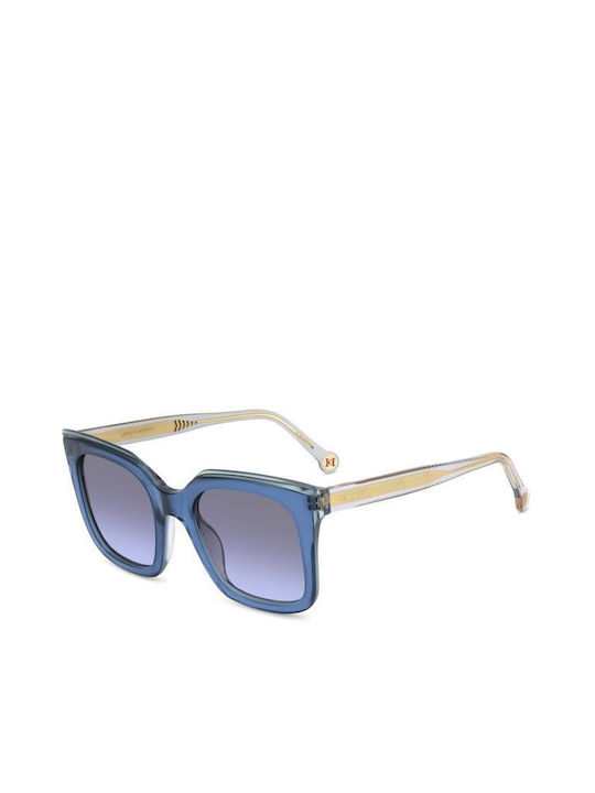 Carolina Herrera Women's Sunglasses with Blue Plastic Frame and Blue Gradient Lens HER 0249/G/S XW0/GB