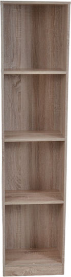 Ankor Επιδαπέδια Ραφιέρα Μπάνιου Ξύλινη 40x24x170cm