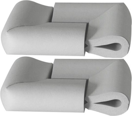 Sipo U-Shape Protection Corner with Sticker in Gray Color 4pcs