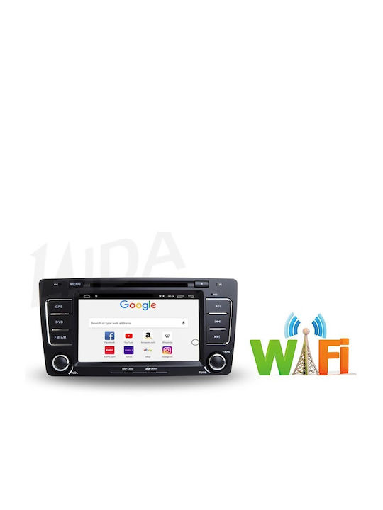 Автомобилна Аудио Система 2DIN (Блутут/USB/WiFi/GPS/Apple-Carplay/Android-Auto)