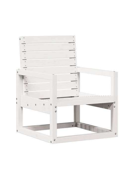 Garten- und Outdoor-Möbelsets für kleine Außenbereiche 3 Stück Weiß