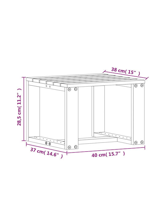 Garten- und Outdoor-Möbelsets für kleine Außenbereiche 3 Stück Weiß