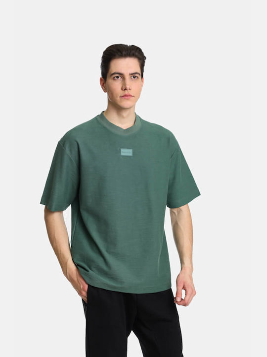 Paco & Co T-shirt Bărbătesc cu Mânecă Scurtă Verde