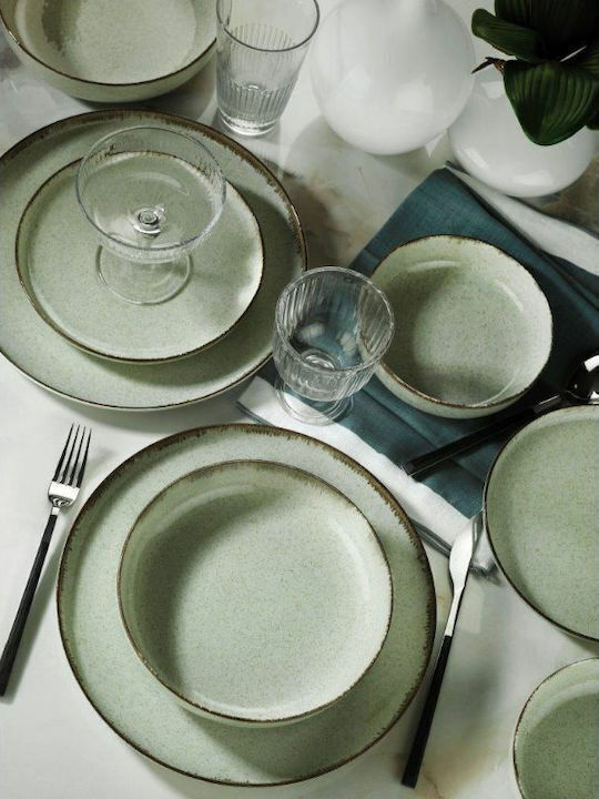 Kutahya Porselen Mood Dinnerware Set Green