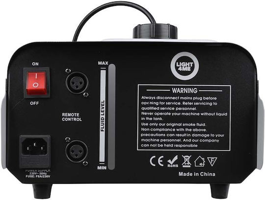 Light4me Μηχανή Καπνού 1500W με Ενσύρματο / Ασύρματο Χειριστήριο