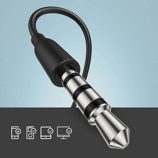 Joyroom In-Ear Freisprecheinrichtung Kopfhörer mit Stecker 3.5mm Gray