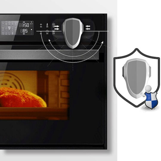 Sipo Oven Safety with Sticker made of Plastic in Gray Color 1pcs