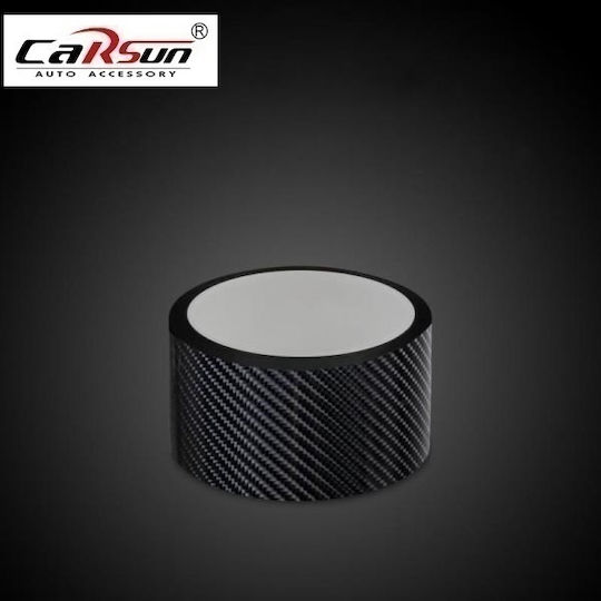 Carsun Car Protective Stickers Carbon 300 x 5cm for Car Hood in Black Color 1pcs