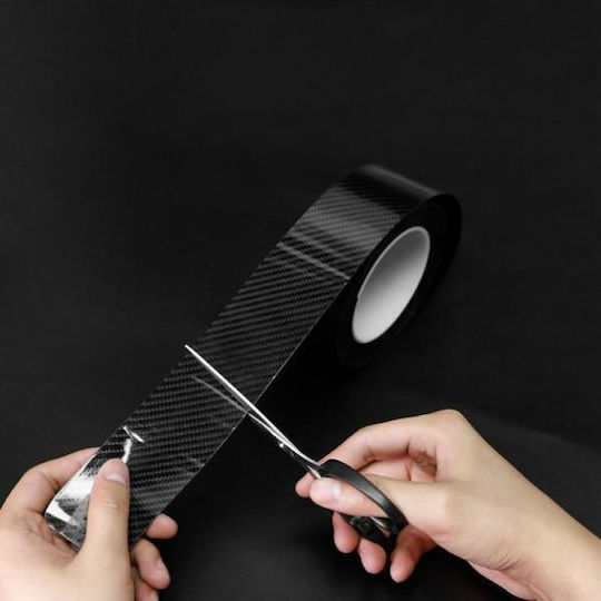 Carsun Car Protective Stickers Carbon 300 x 5cm for Car Hood in Black Color 1pcs