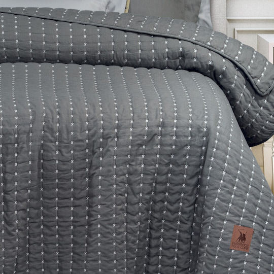 Greenwich Polo Club 3465 Κουβερλί Υπέρδιπλο Microfiber Γκρί Σκούρο 230x250cm