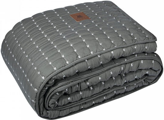 Greenwich Polo Club 3465 Κουβερλί Υπέρδιπλο Microfiber Γκρί Σκούρο 230x250cm