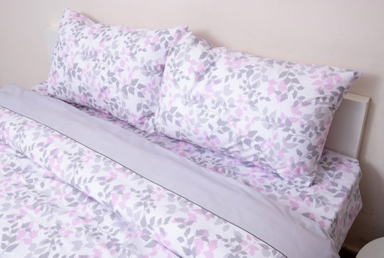 Anna Riska Set Coverlet Queen Size Cotton 5008 Grey 220x240cm 3pcs